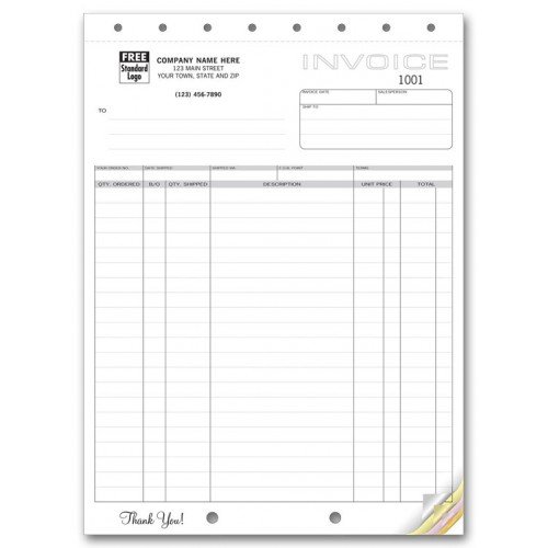 Professional Business Shipping Invoice Forms - Pack of 50 | Customizable Templates for E-commerce, Logistics & Small Business | Perfect for Amazon FBA, Shopify & eBay Sellers