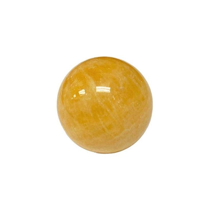 Natural Calcite Orange Sphere - Healing Crystal for Meditation, Reiki & Home Decor | Perfect for Spiritual Healing, Energy Work & Gift Giving