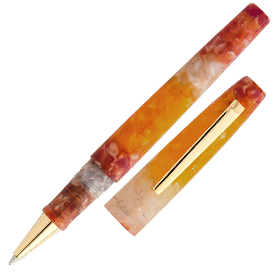 Esterbrook Camden Rollerball Pen - Oktoberfest Gold Trim Limited Edition Writing Instrument for Professionals & Collectors - Perfect for Office, Gifts & Special Occasions