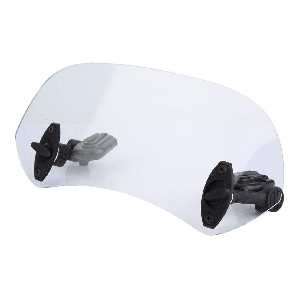 Universal Motorcycle Windshield - Adjustable Transparent Spoiler for Riding Comfort