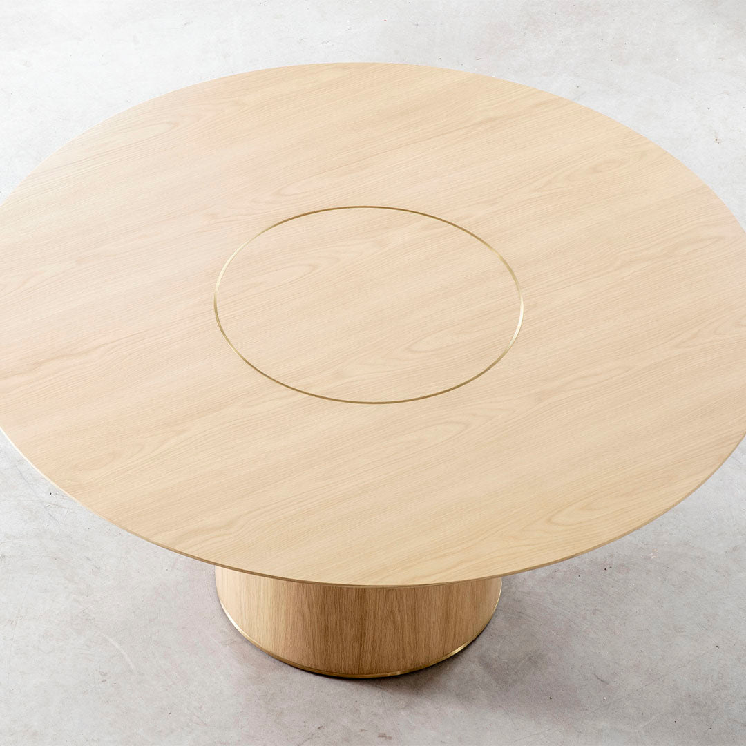 Crawford Modern Dining Table - 6 Seater Solid Wood Kitchen Table for Dining Room | Perfect for Family Gatherings & Dinner Parties