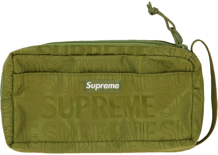 46th Organizer Pouch - Waterproof Travel Accessories for Men & Women, Olive Green Storage Bag for Toiletries, Cosmetics & Office Supplies - Perfect for Travel, Camping & Daily Organization