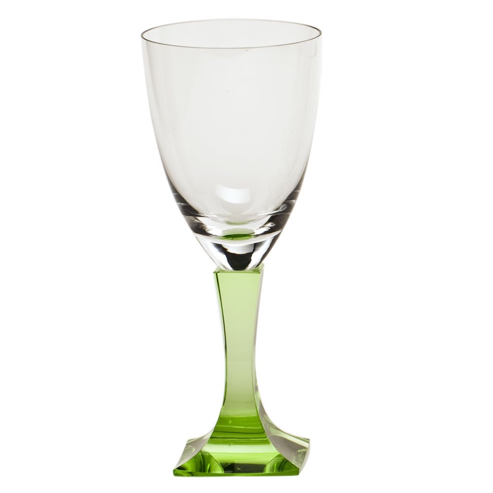 Lancelot Clear Ocean Green Goblet - Elegant Glass Cup for Wine, Champagne & Cocktails - Perfect for Weddings, Parties & Home Decor
