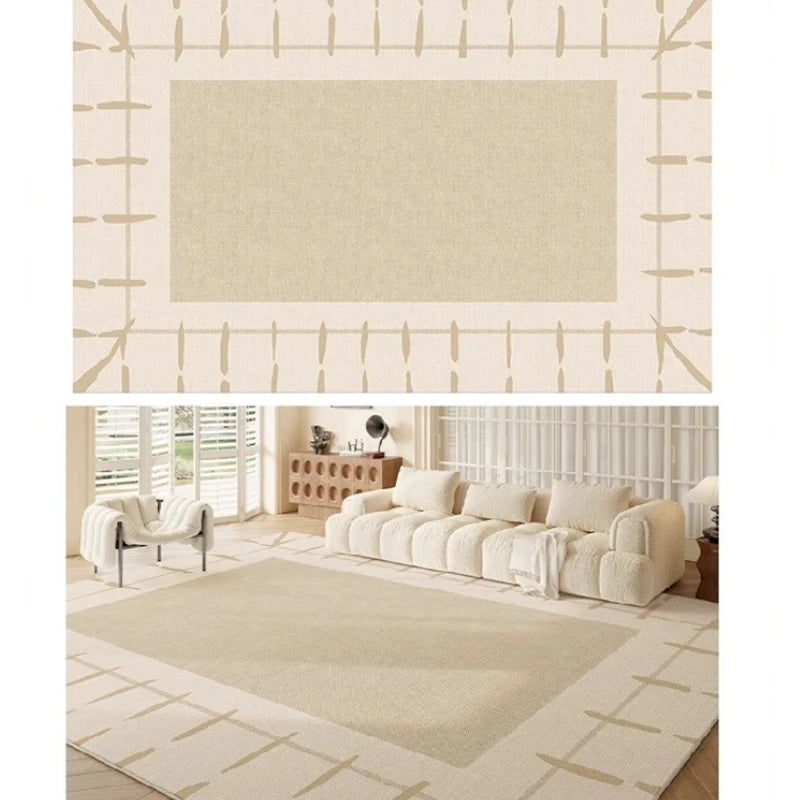 Marleigh UltraGuard Luxury Velvet Waterproof Area Rug - Non-Slip Soft Washable Rug for Living Room, Bedroom, Nursery - Perfect for High Traffic Areas & Pet-Friendly Homes