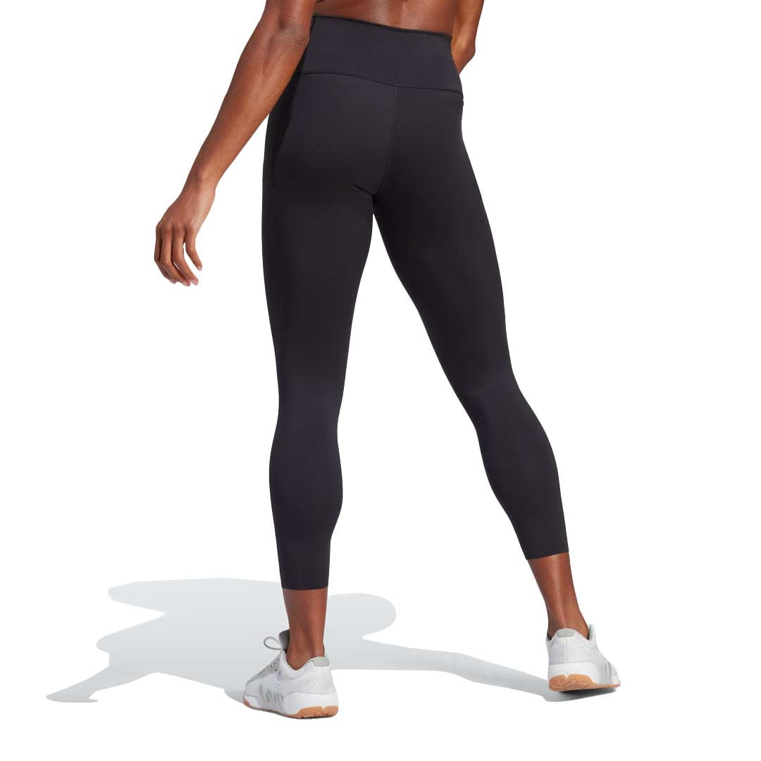 Adidas Women's Optime Training Luxe 7/8 Leggings - High Waist Workout Tights for Yoga, Running & Gym (HS7425) | Moisture-Wicking & Comfortable Fitness Leggings