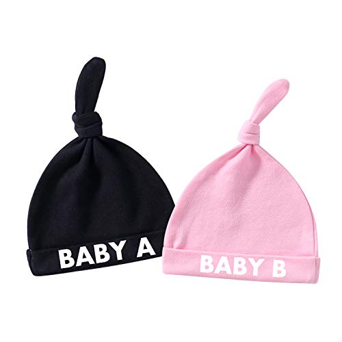 Black Pink Baby Hat