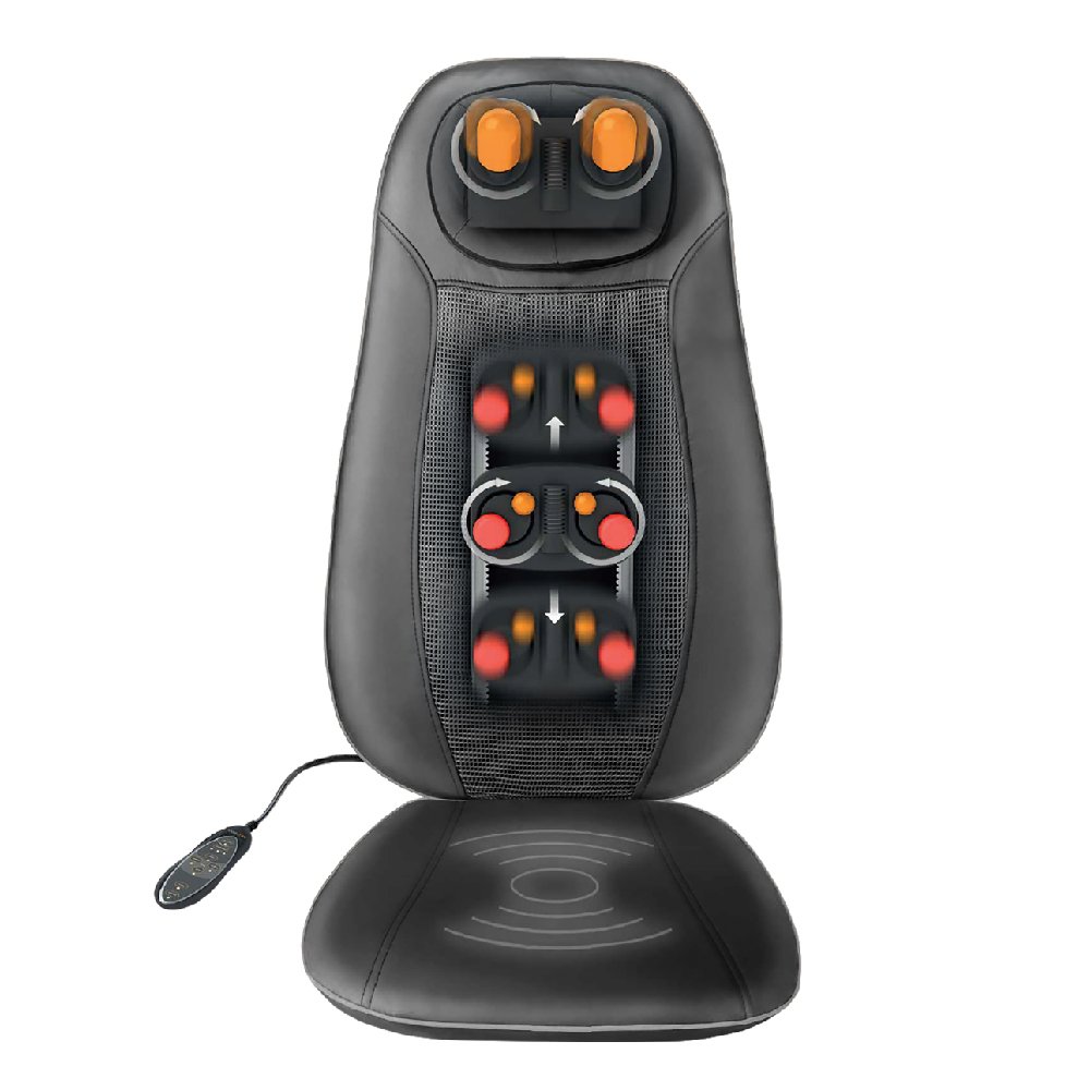 Osaki OS-9500 Shiatsu Massage Chair with Heat - Full Body Kneading, Rolling & Vibration Massage for Back, Neck & Shoulder Pain Relief - Perfect for Office Chair, Home & Car Use
