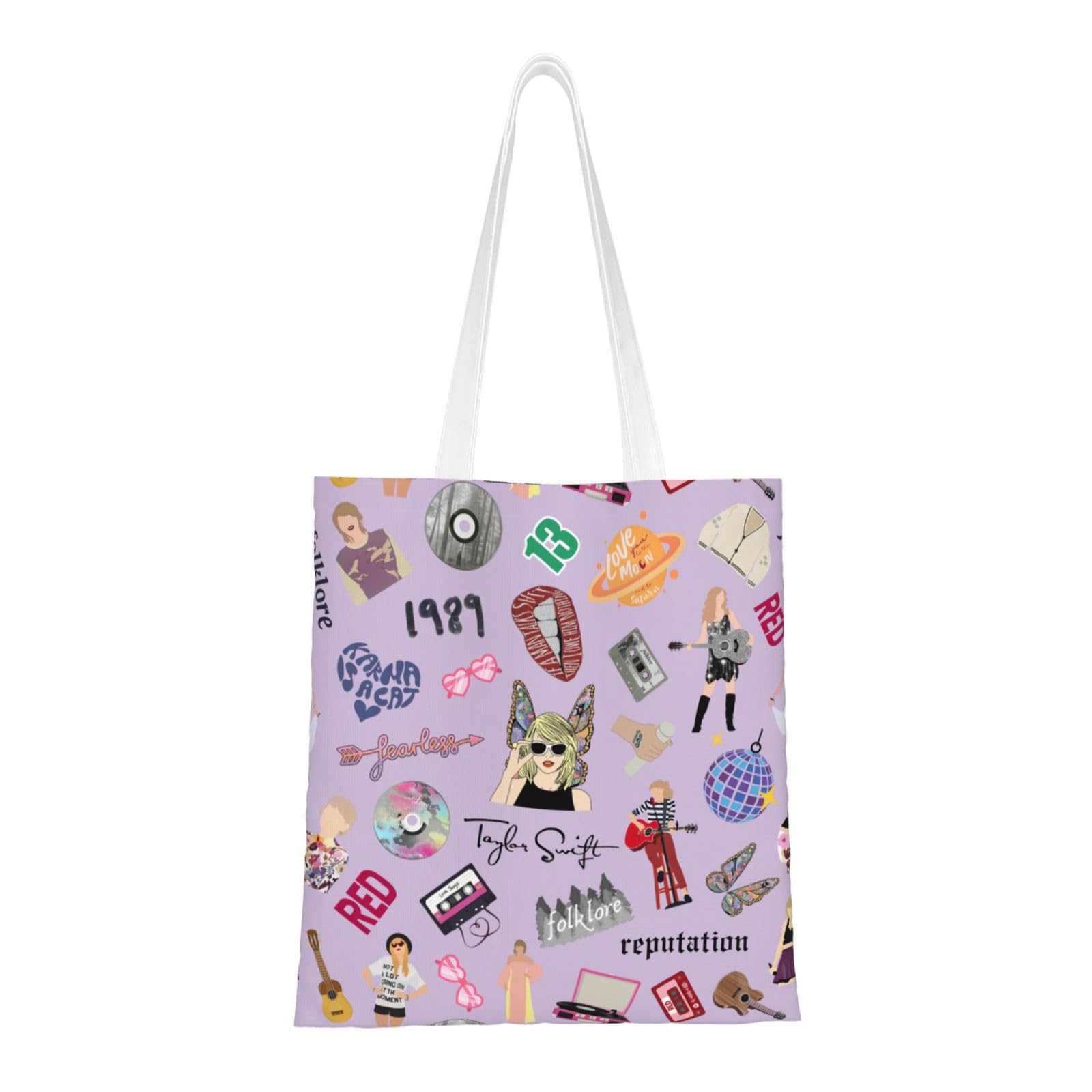 Canvas Tote Bag - Reusable Shopping & Gym Bag for Travel & Storage