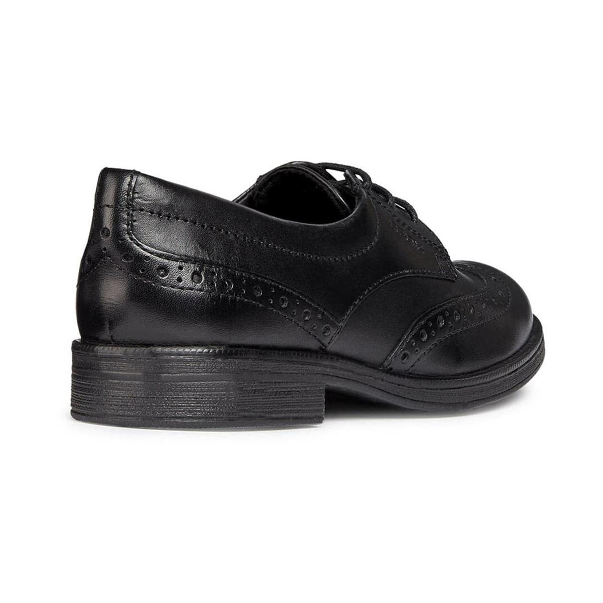 Geox Girls Black Derby Brogues Shoes for Toddlers Size 5 - Stylish & Comfortable for School, Parties & Everyday Wear