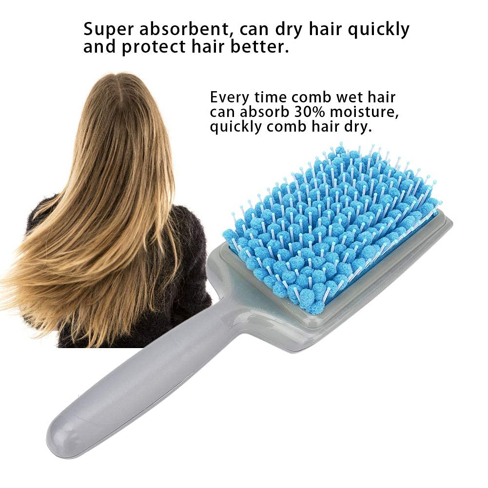 GLIVE Air Cushion Massage Hair Comb - Anti-Static Quick Drying Hair Styling Tool for Healthy, Fluffy & Transparent Hair - Perfect for Salon, Home Hair Care & Travel Use