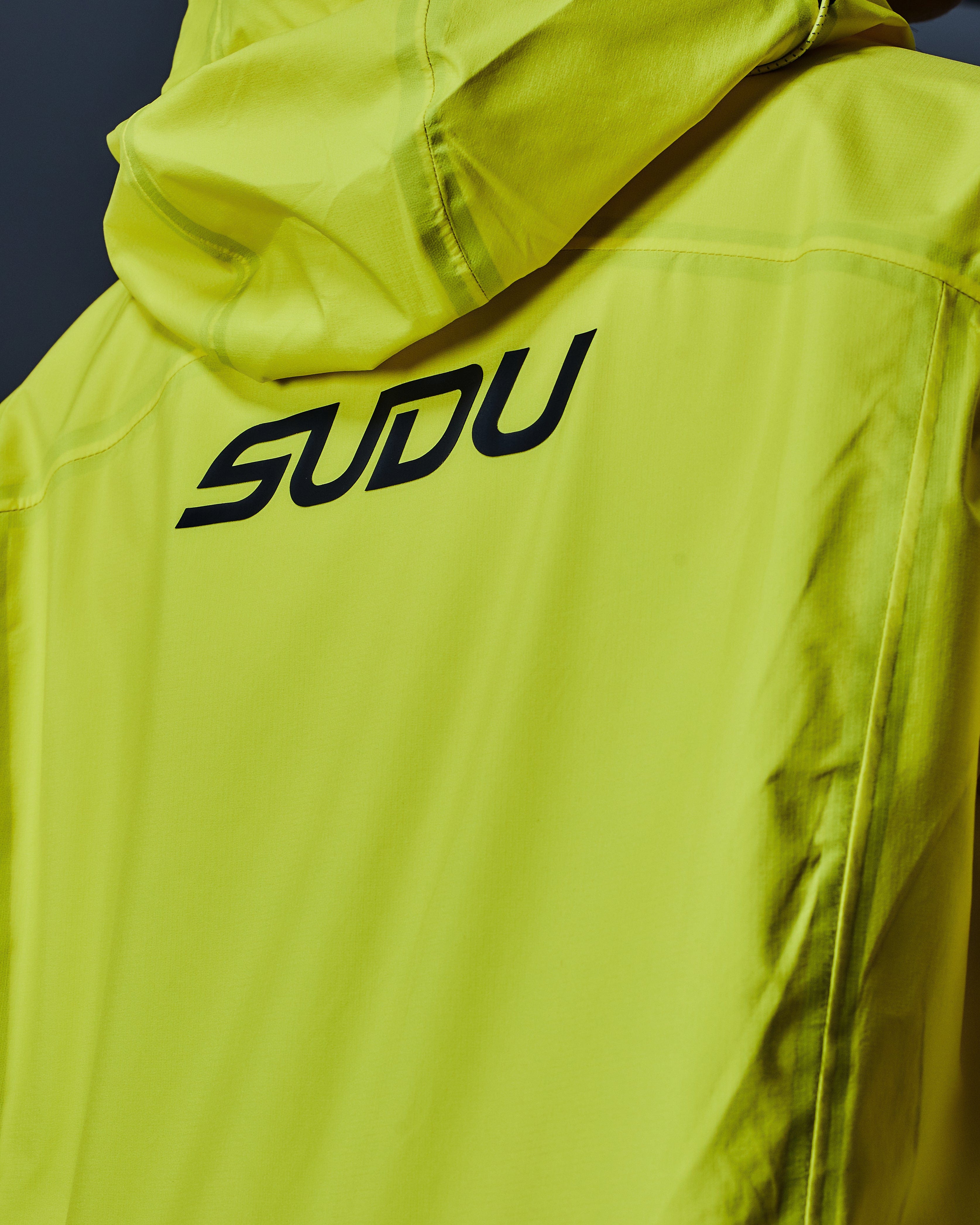SWP 01 Waterproof Rain Jacket for Men & Women - Lightweight Windproof Outdoor Jacket with Hood (Yellow) - Perfect for Hiking, Camping & Daily Commute