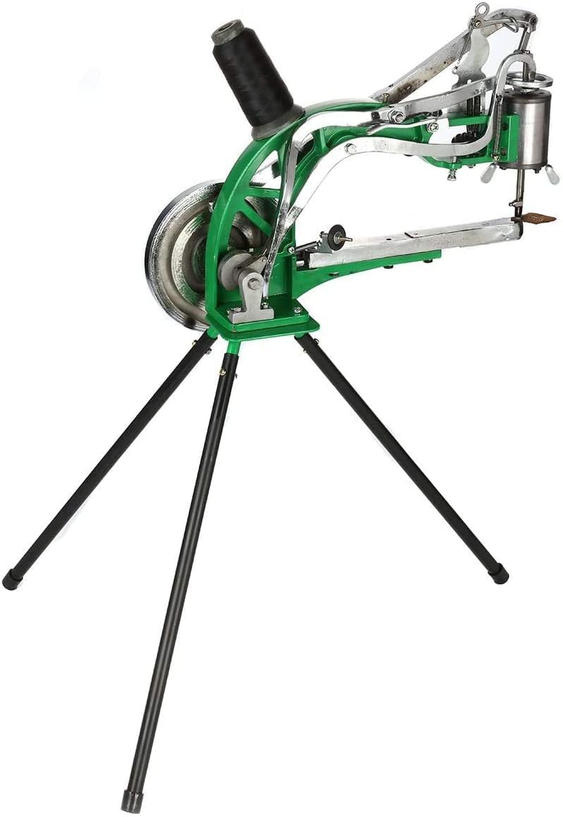 Heavy Duty Leather Sewing Machine - Dual Cotton & Nylon Thread Manual Stitching for Shoes, Bags, Belts | Cast Iron Construction | Perfect for Leathercraft, DIY Repairs & Professional Cobblers