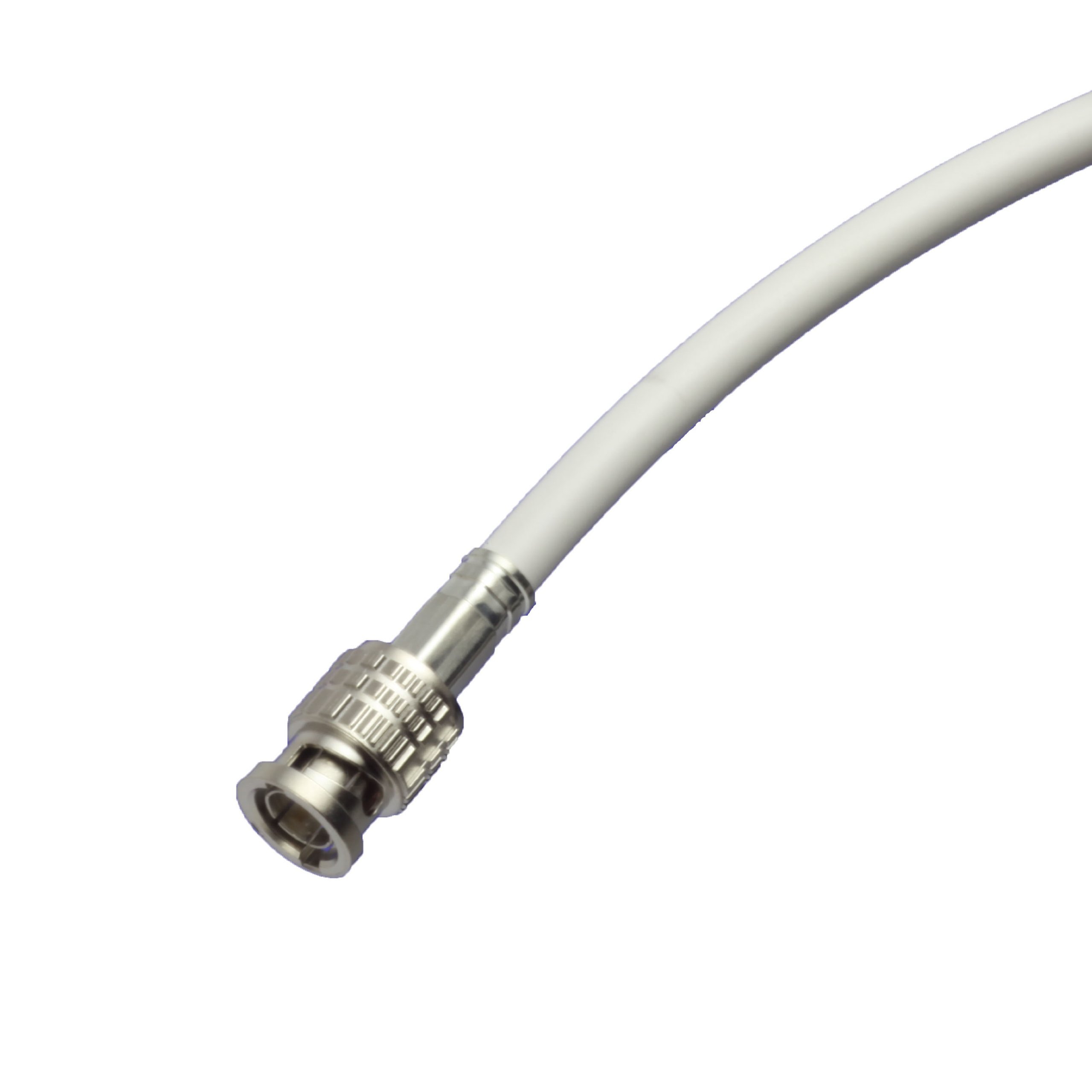 Blue Jeans Cable 3G/6G SDI Video Cable - 100ft White RG6 (18AWG) with Canare BNC Connectors - Professional Studio & Broadcast Quality for Cameras, Live Streaming & Video Production