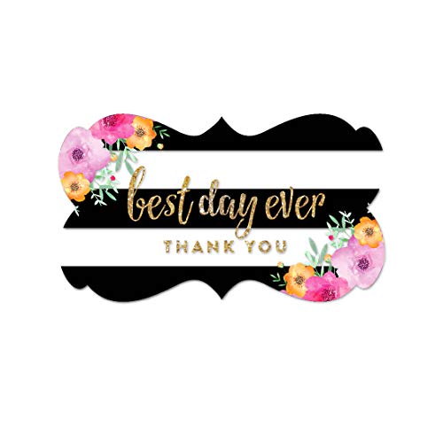 Labels Fancy Frame Best Day Ever