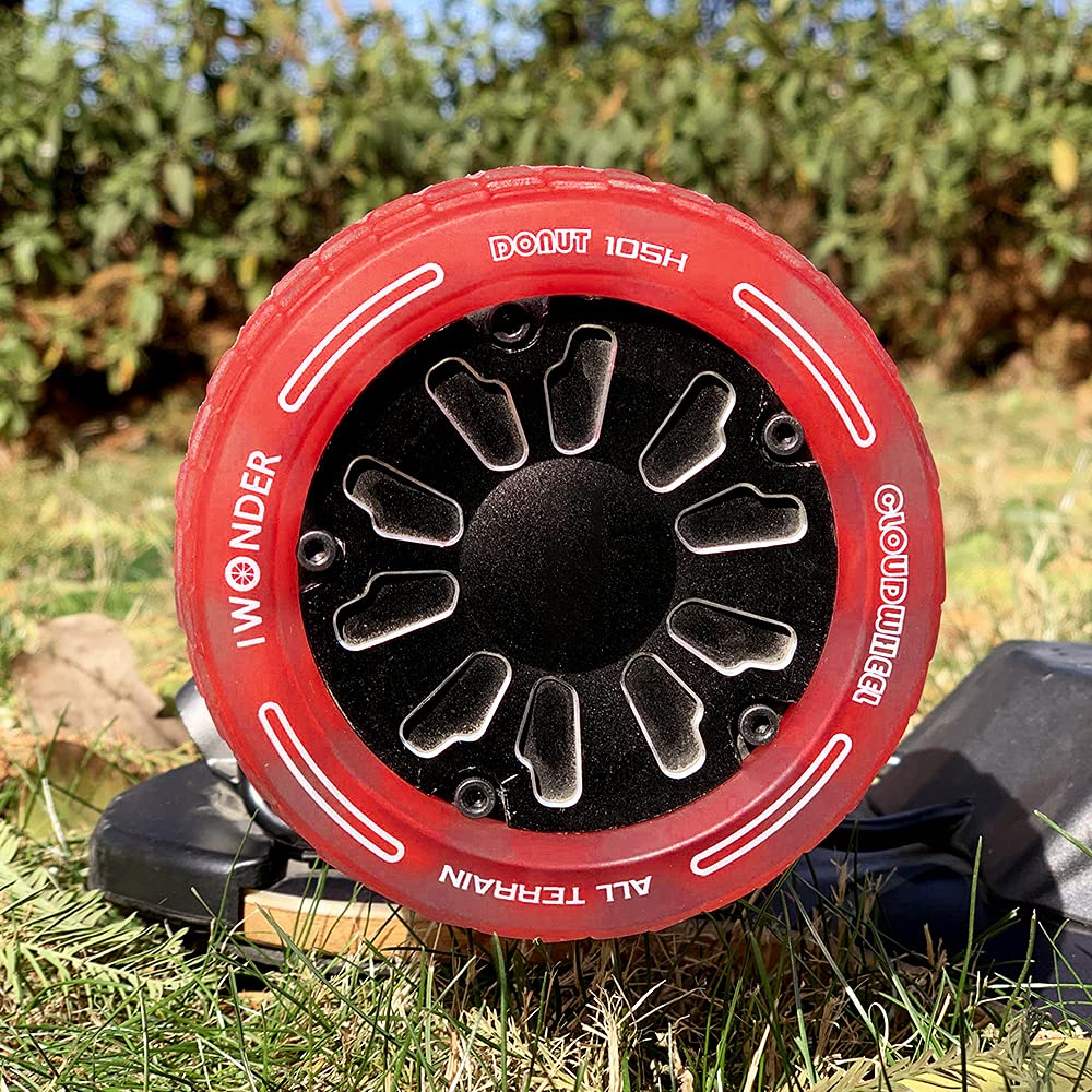 IWONDER CLOUDWHEEL Donut 105mm Hub Motor Sleeve - All Terrain Electric Skateboard Wheels for Urban & Off-Road Riding | Compatible with Hub Motor Electric Skateboards | Perfect for Commuting, Cruising and Adventure Sports