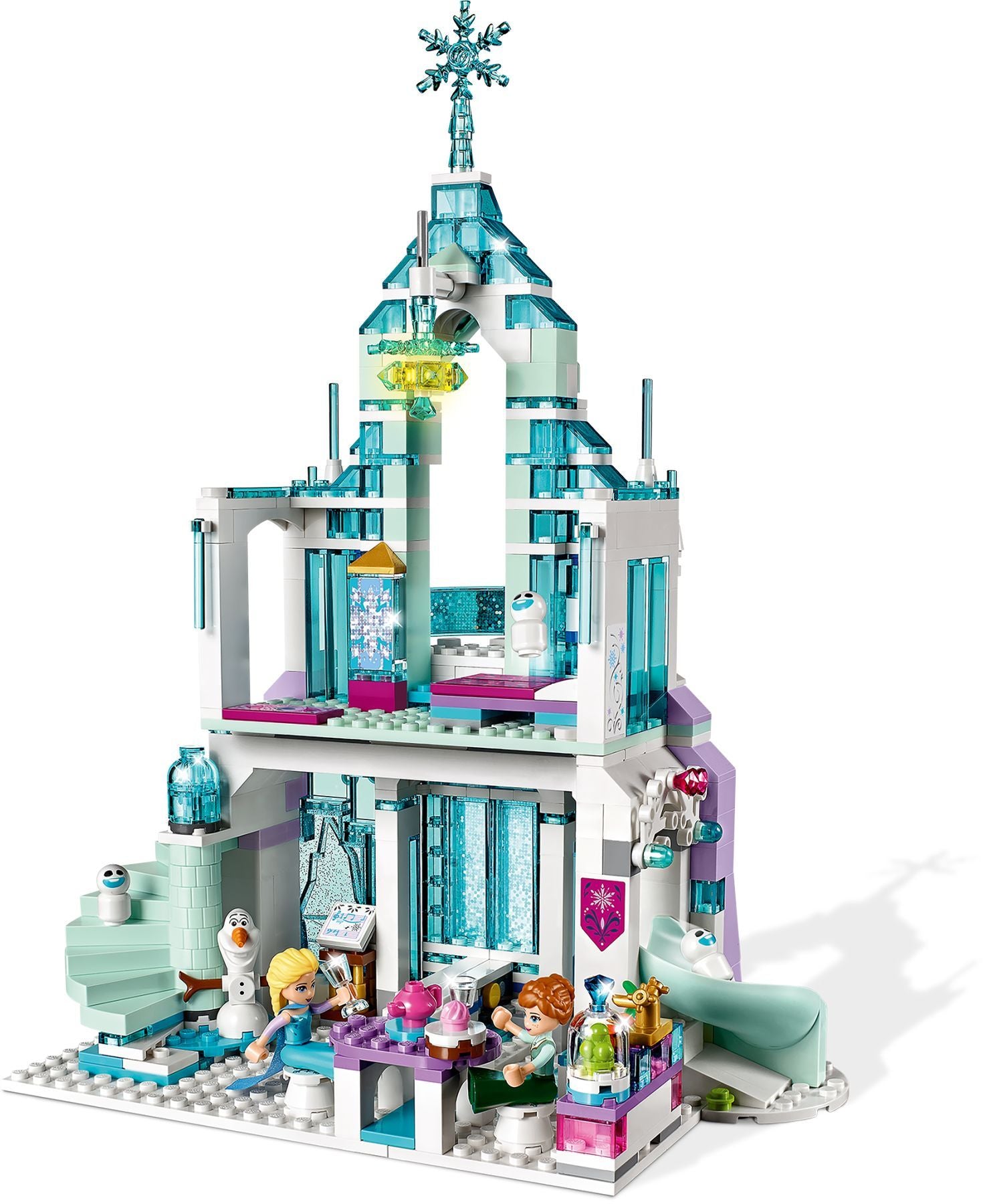LEGO 43172 Disney Frozen Elsa's Magical Ice Palace Building Set - Creative Construction Toy for Kids Ages 6+ | Perfect for Birthday Gifts & Frozen Themed Playtime