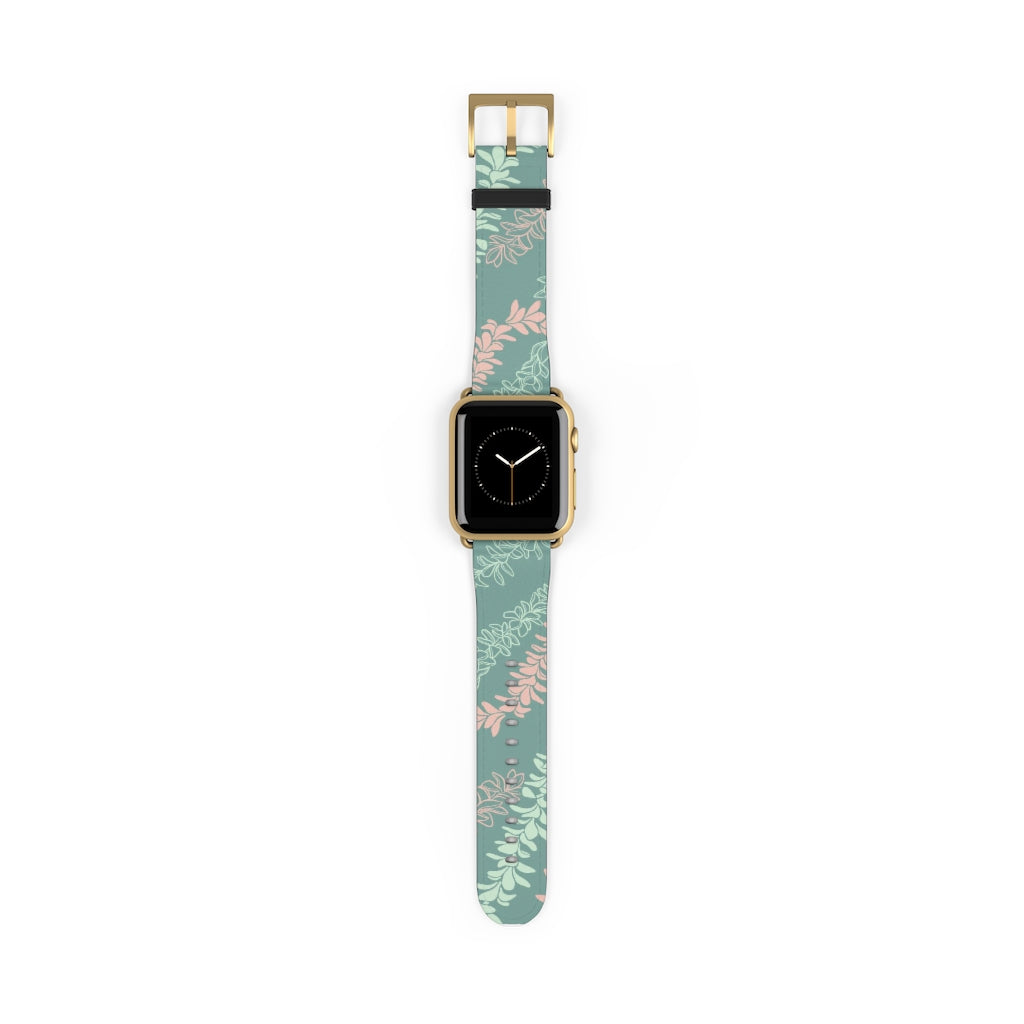 Groovy Pua Melia Watch Band - Premium Replacement Strap for Apple Watch, Fitbit & Samsung Galaxy - Soft Silicone, Adjustable, Comfortable for Workout, Running & Daily Wear