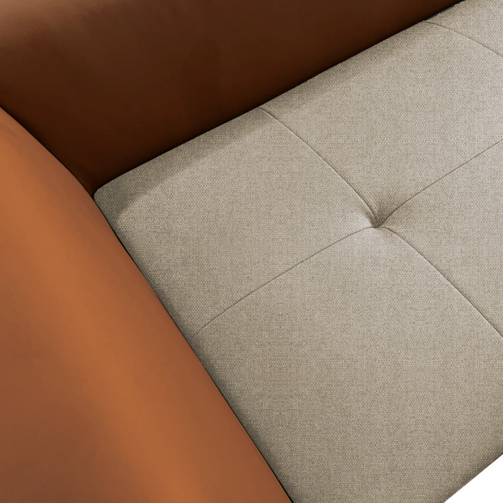 Stylish Hemlock Duo Left Chaise Sofa - Modern Sectional Couch for Living Room, Lounge & Family Room Comfort