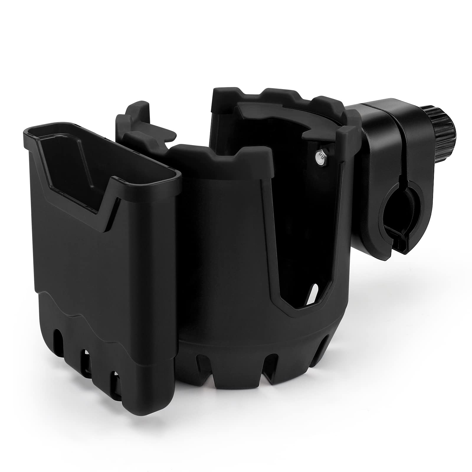 **Accmor Universal 2-in-1 Cup & Phone Holder for Strollers, Bikes, Wheelchairs, Walkers, Scooters - Compatible with Uppababy, Nuna, Doona | Perfect for Outdoor Activities, Travel, and Daily Commute**
