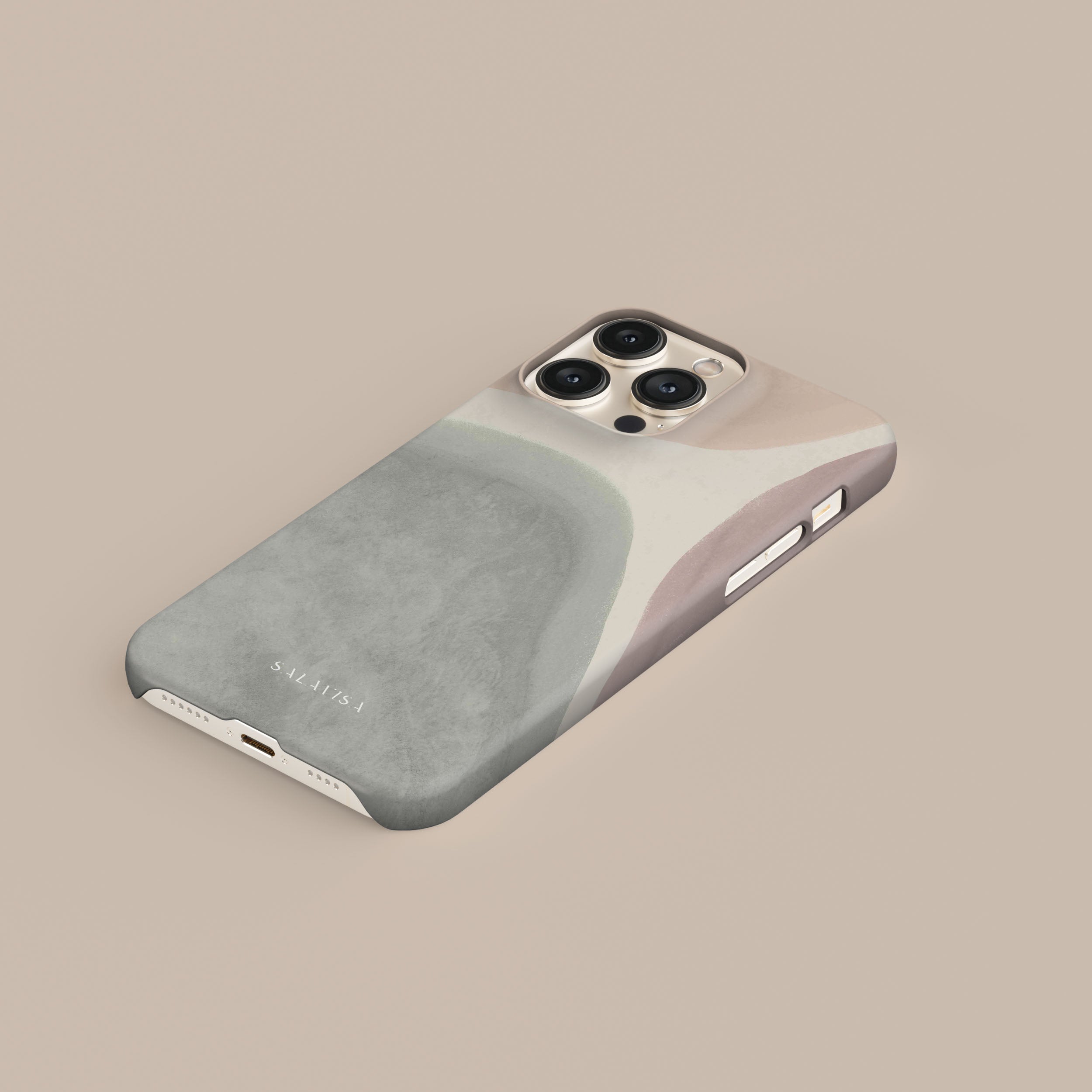 Minimalist Pale Aesthetic Phone Case - Slim Protective Cover for iPhone 15/14/13/12/11 Pro Max - Soft Matte Finish - Perfect for Everyday Use, Work & Travel