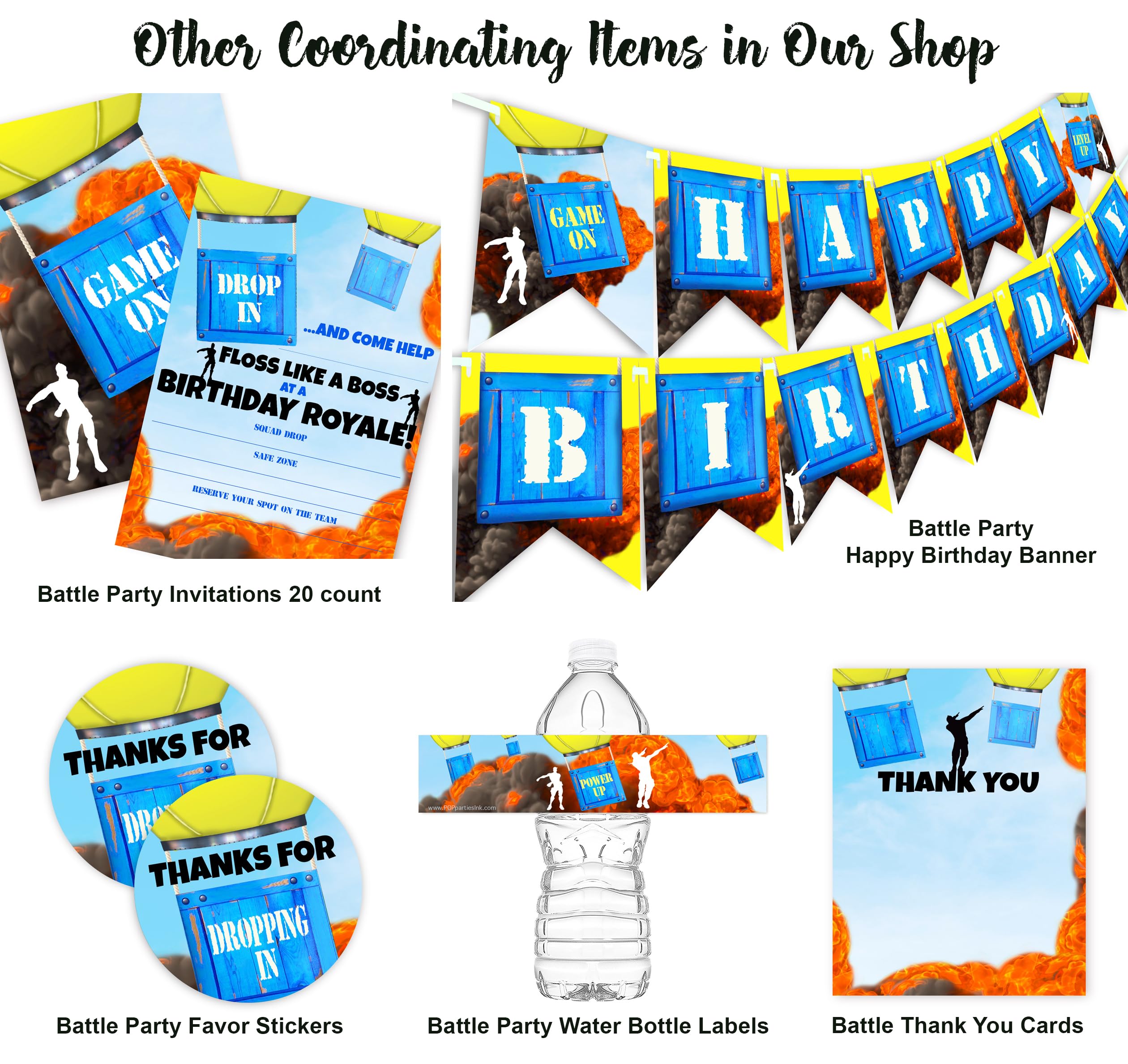 Gaming Party Happy Birthday Banner - Video Game Party Supplies - Game Truck Decorations - Pink Gaming Theme for Kids, Teens, and Adults Birthday Celebrations