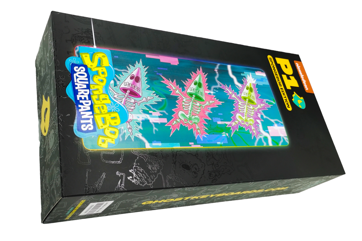 Spongebob P1 Skeleton Patrick RGB Gaming Mouse Pad - Non-Slip LED Mousepad for PC, Laptop, Office & Gaming Setup - Perfect for Gamers, Streamers & Anime Fans