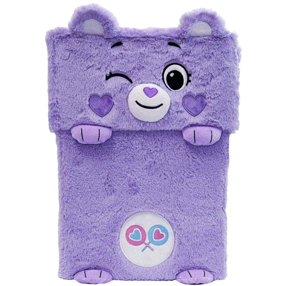 Care Bears Share Bear Purple Themed Storage Bin with Lid - Kids Room Organization, Toy Storage, Nursery Decor, Playroom Essentials