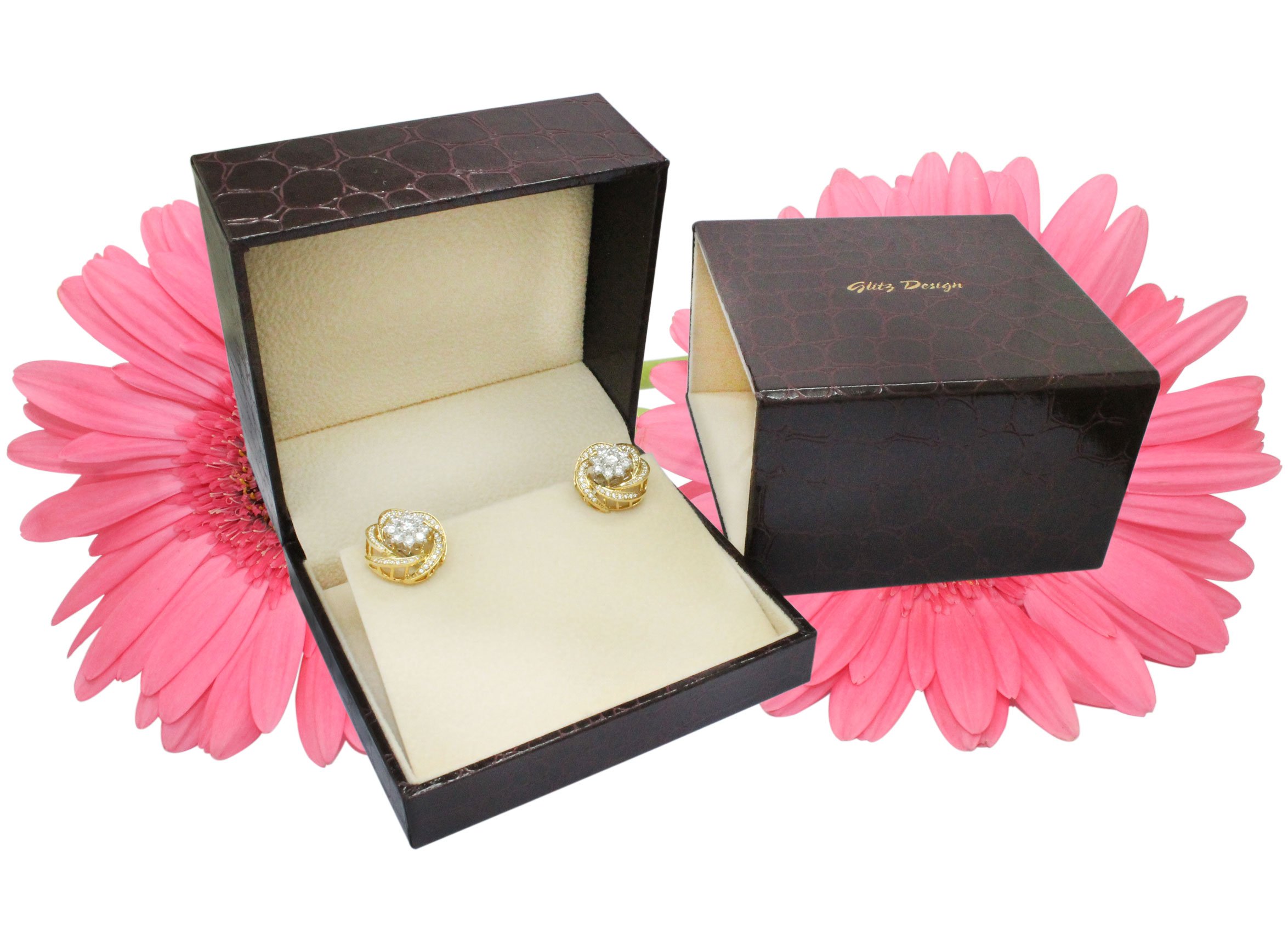14K Gold Blue Sapphire Earrings for Women - 1.50 Carat September Birthstone Stud Earrings | Perfect Gift for Birthday, Anniversary & Special Occasions
