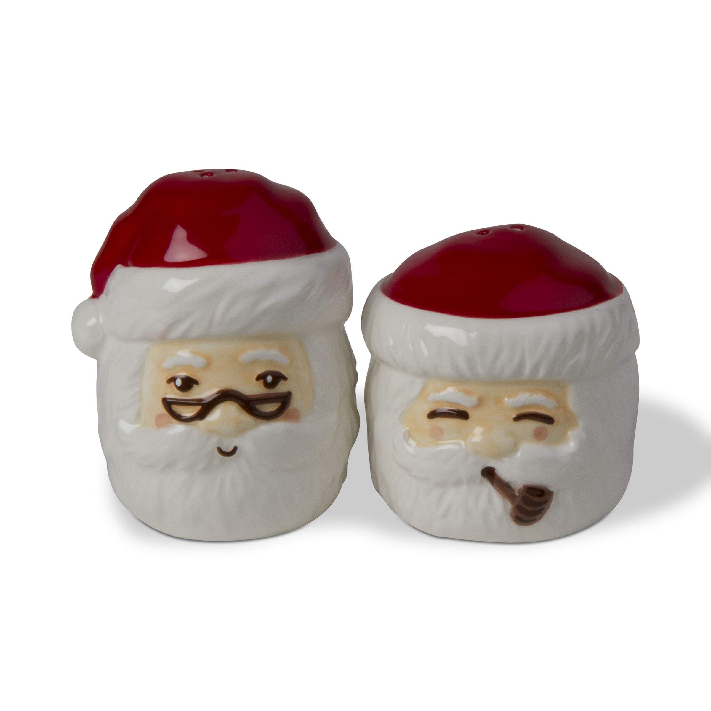 Santa Buddies Salt and Pepper Shaker Set - Cute Christmas Kitchen Decor for Holiday Dining & Gift Giving