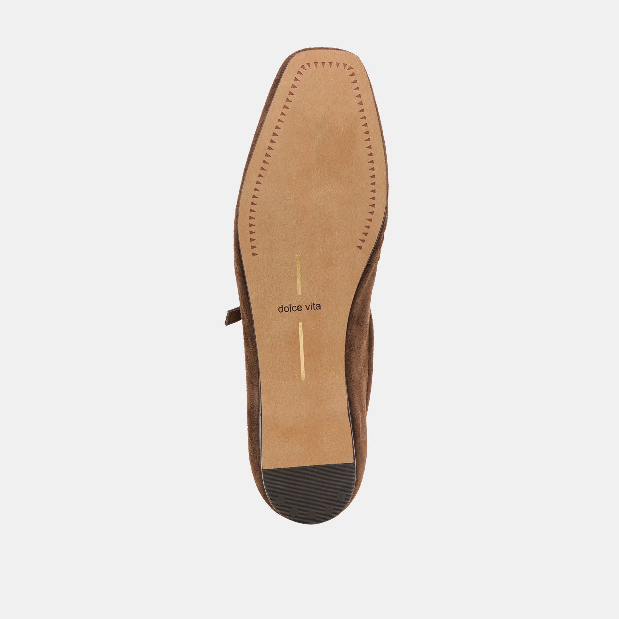 REYES Women's Ballet Flats - DK Brown Suede Comfortable Slip-On Shoes for Casual Wear, Office & Daily Outfits