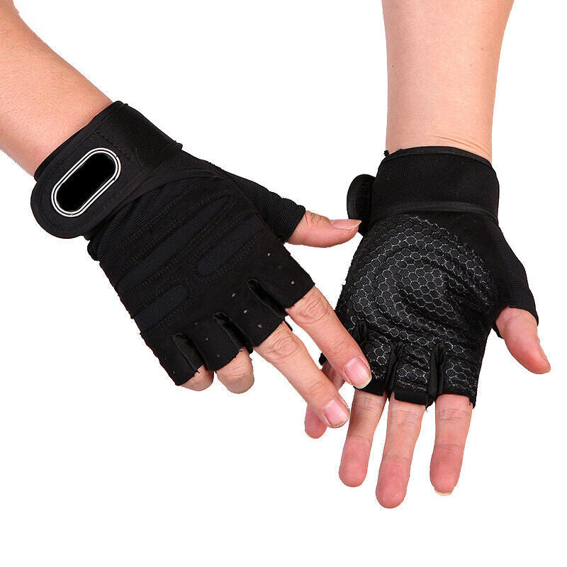 Weight Lifting Gloves for Men & Women - Breathable Gym Gloves with Wrist Support for Weight Training, CrossFit & Fitness Workouts - Perfect for Gym, Home Workouts & Strength Training