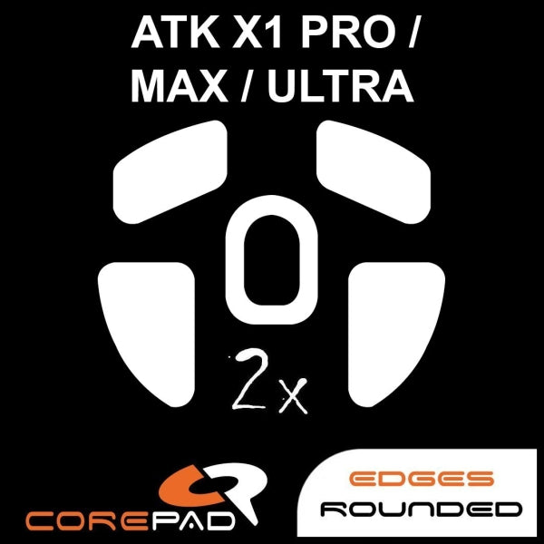 Corepad Skatez Mouse Feet for ATK Blazing Sky X1 Pro/X1 Pro MAX/X1 Ultra - Premium PTFE Glide Pads for Gaming Mice - Smooth Tracking for FPS, MOBA, and Esports Gaming