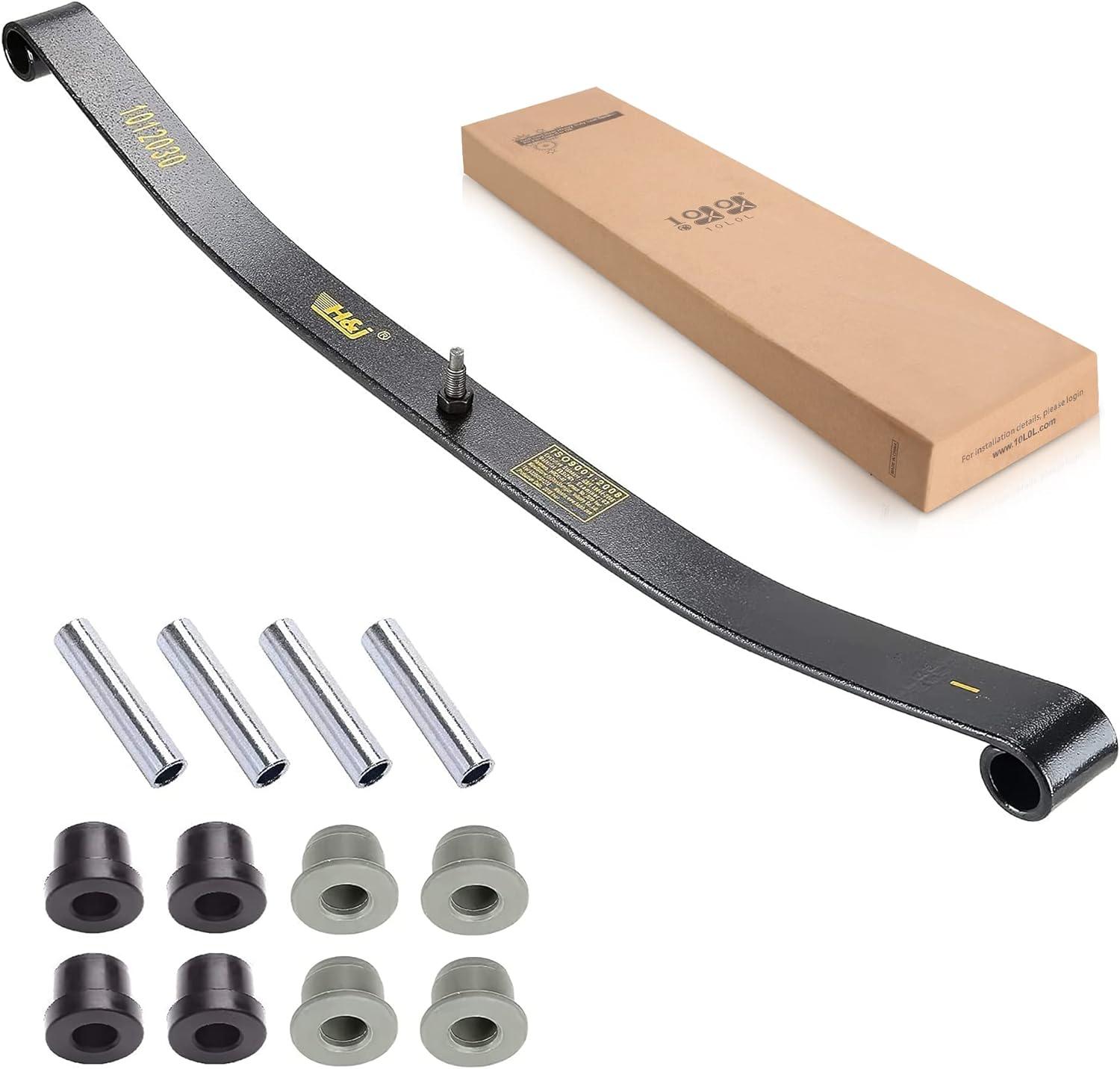 Club Car DS & Precedent Golf Cart Front Leaf Spring Kit 10L0L - Heavy Duty Suspension Replacement for Smooth Ride on Golf Courses & Resorts