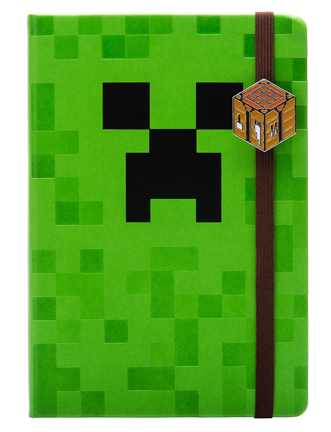 Minecraft Crafting Table Enamel Charm Bookmark - Cute Game-Themed Book Accessory for Fans & Collectors - Perfect for Reading, Gifts & Gaming Decor