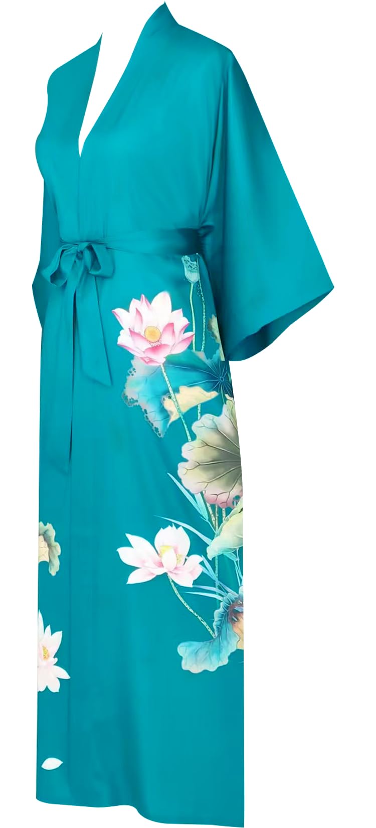 Women's Satin Kimono Robes - Soft Bathrobes & Pajamas for Spa, Loungewear & Relaxation at Home