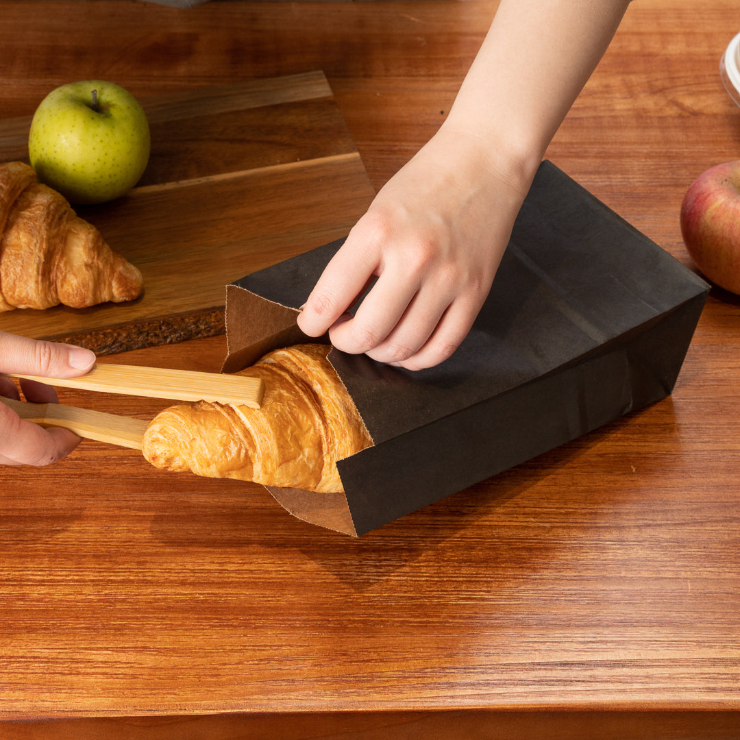 Premium Black Paper Bags 4 lb Capacity - 5