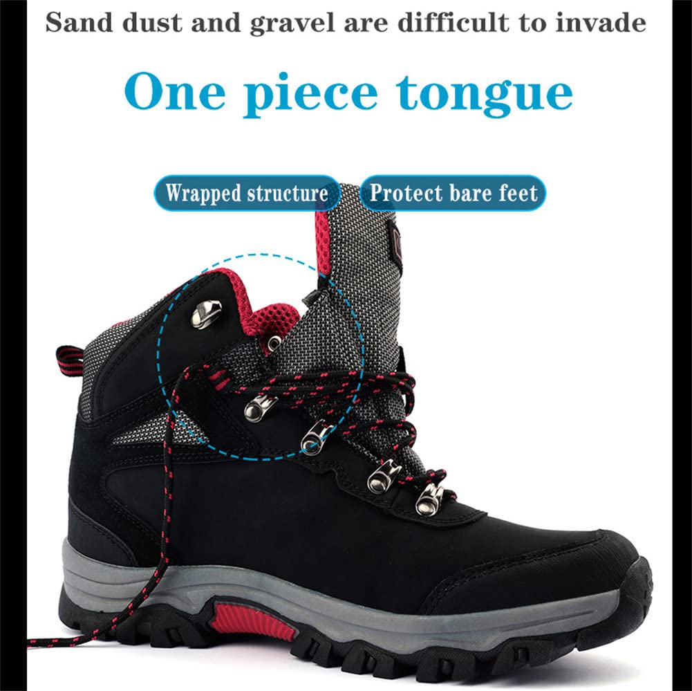 Men's Waterproof Hiking Boots - Lightweight Ankle Boots with Multi-Terrain Lugs for Outdoor Adventures, Work & Camping | Durable Camouflage Design for Rough Terrains