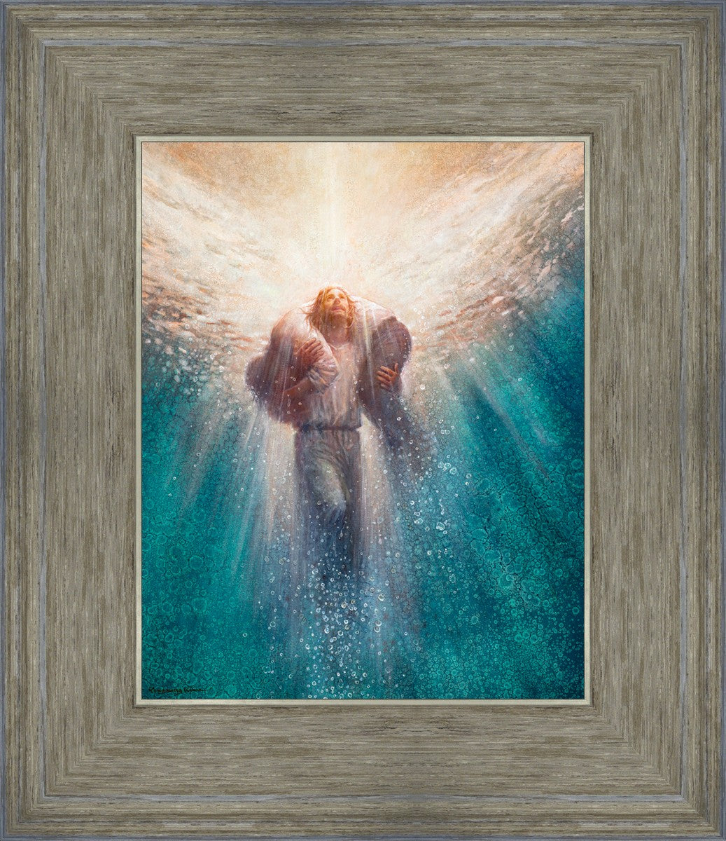 Deep Waters By Yongsung Kim - Premium Wall Art Canvas Print - Ocean Wave Painting for Home & Office Decor - Perfect for Living Room, Bedroom, and Office Spaces