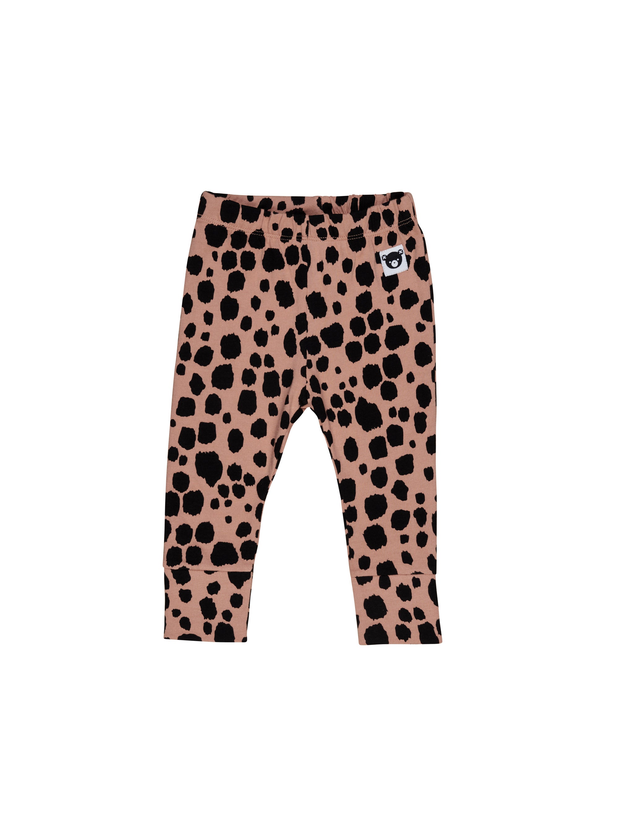Huxbaby Ocelot Print High Waisted Yoga Leggings for Women - Soft Stretchy Workout Pants for Running, Gym & Lounge Wear