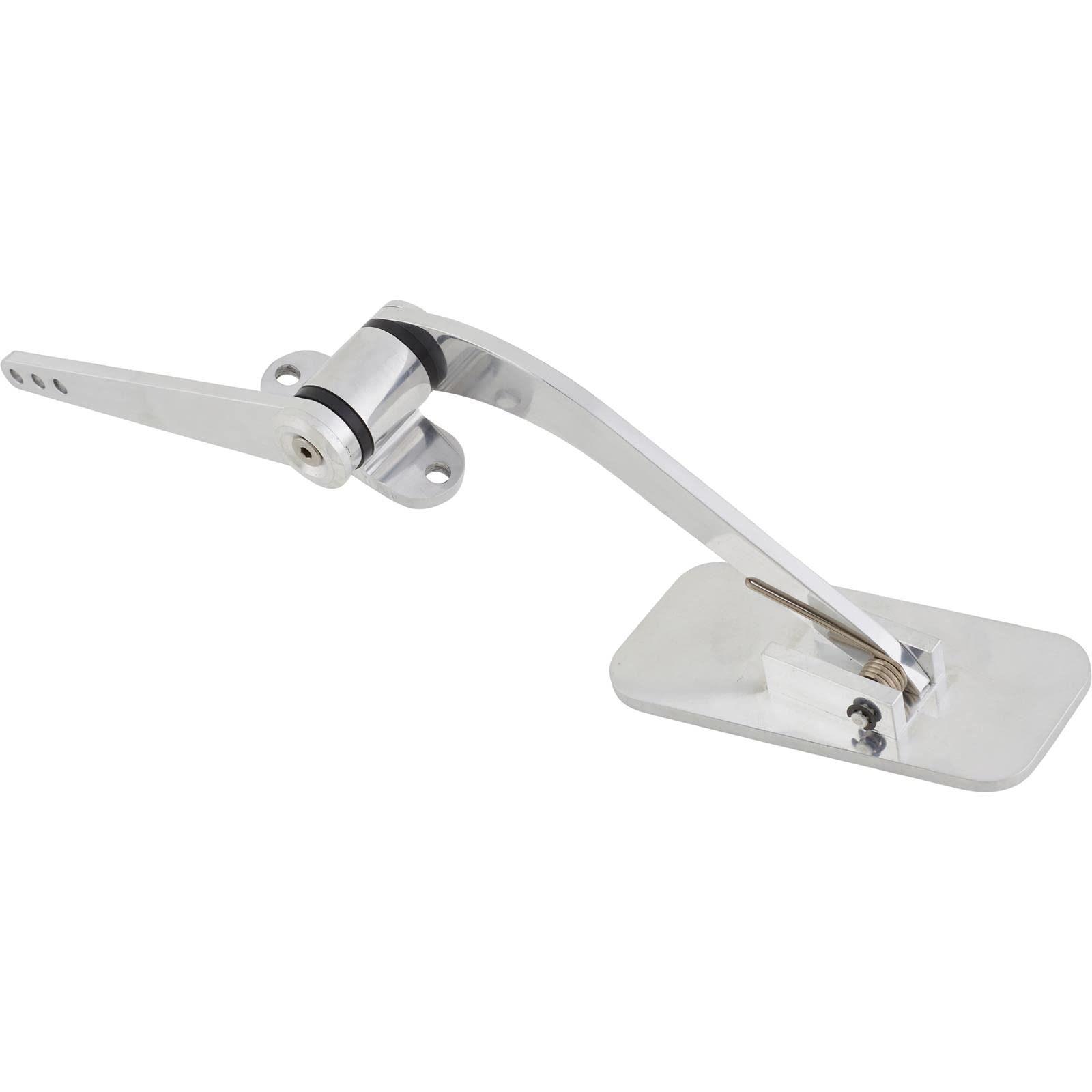 Universal Polished Aluminum Throttle Pedal with Cable & Carb Bracket - High Performance Upgrade for Motorcycles, ATVs, and Dirt Bikes - Perfect for Racing, Off-Roading, and Custom Builds