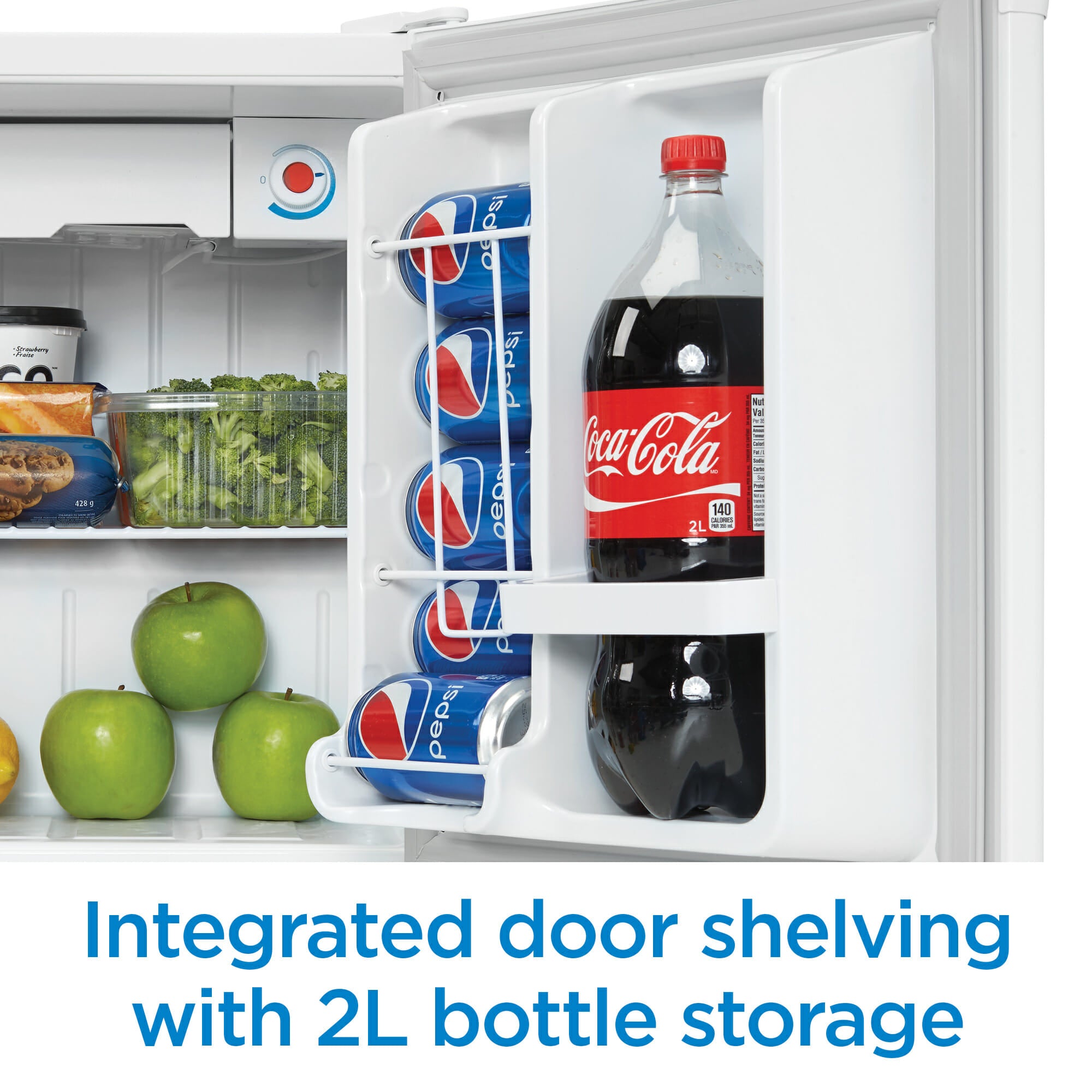 Danby DCR016A3WDB 1.6 cu ft Compact Refrigerator - Energy Efficient Mini Fridge for Dorm, Office, Bedroom & Small Spaces - White