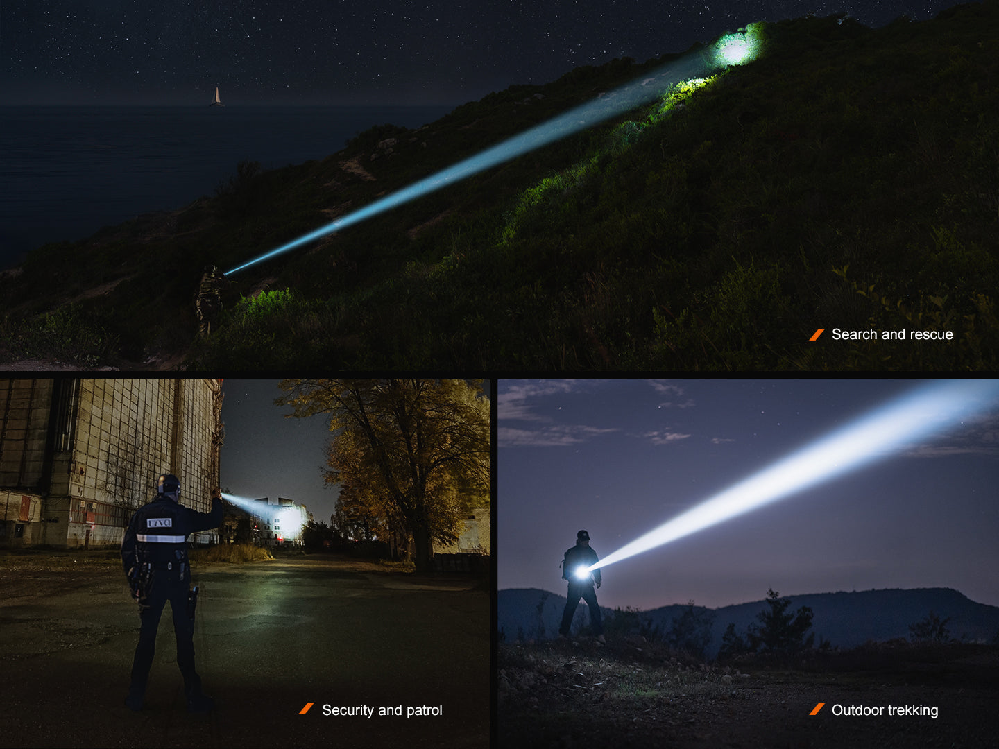 Fenix TK30R Tactical Flashlight with White Laser - 2000 Lumens, USB Rechargeable, IP68 Waterproof - Perfect for Hunting, Camping & Emergency Situations