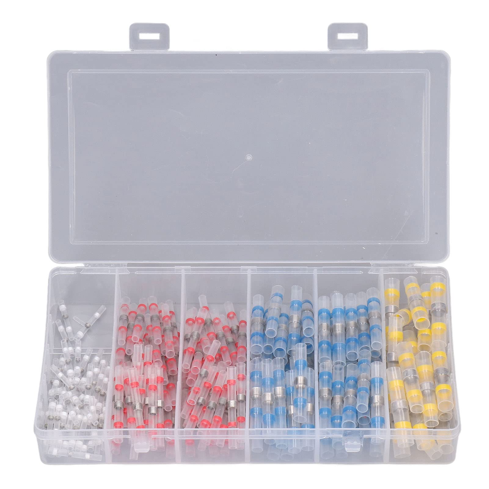 200PCS Heat Shrink Butt Connectors - Waterproof Electrical Wire Connectors Kit for Automotive, Marine & Cable Applications - Secure Wiring for Cars, Boats & Electronics
