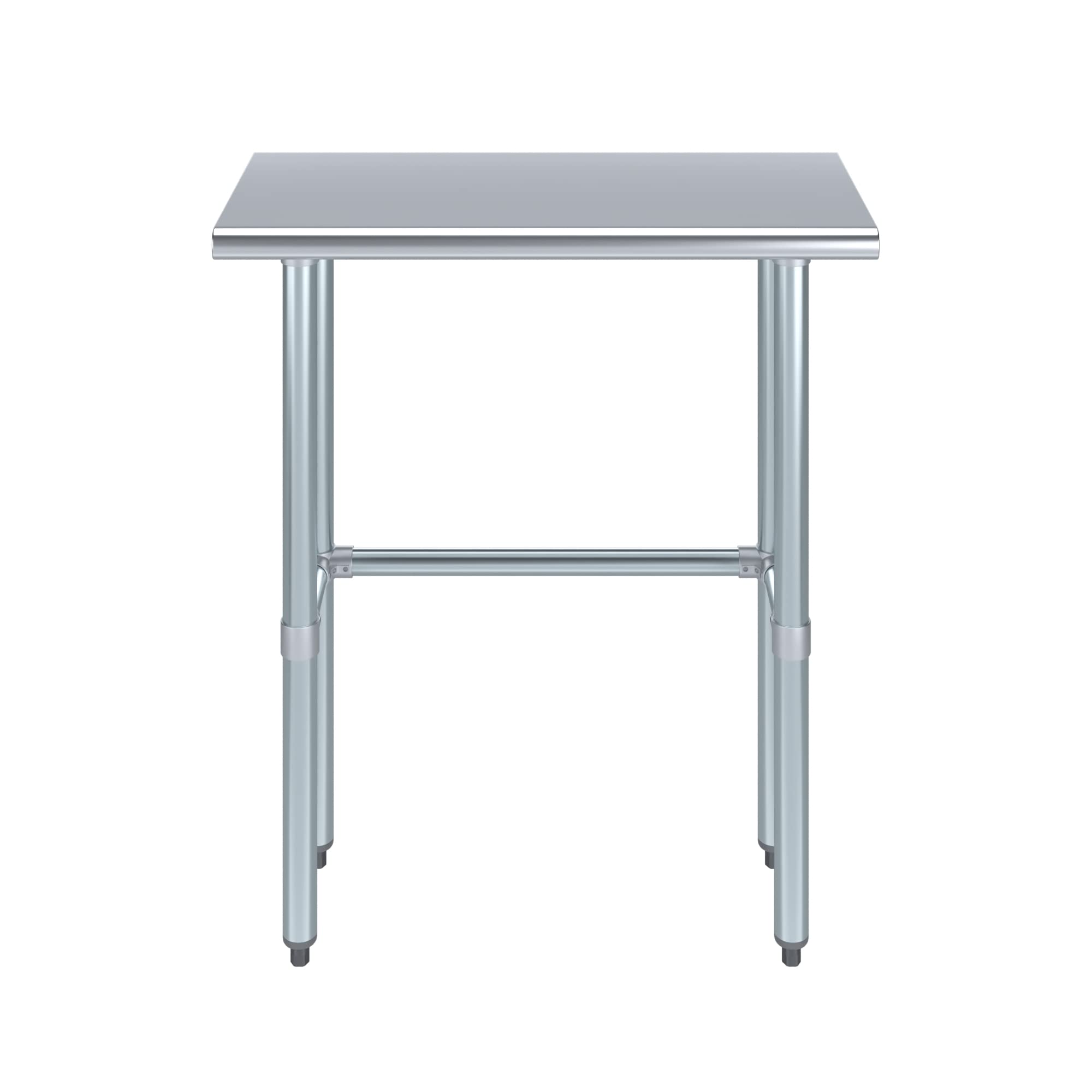 AmGood Stainless Steel Work Table with Open Base - 30