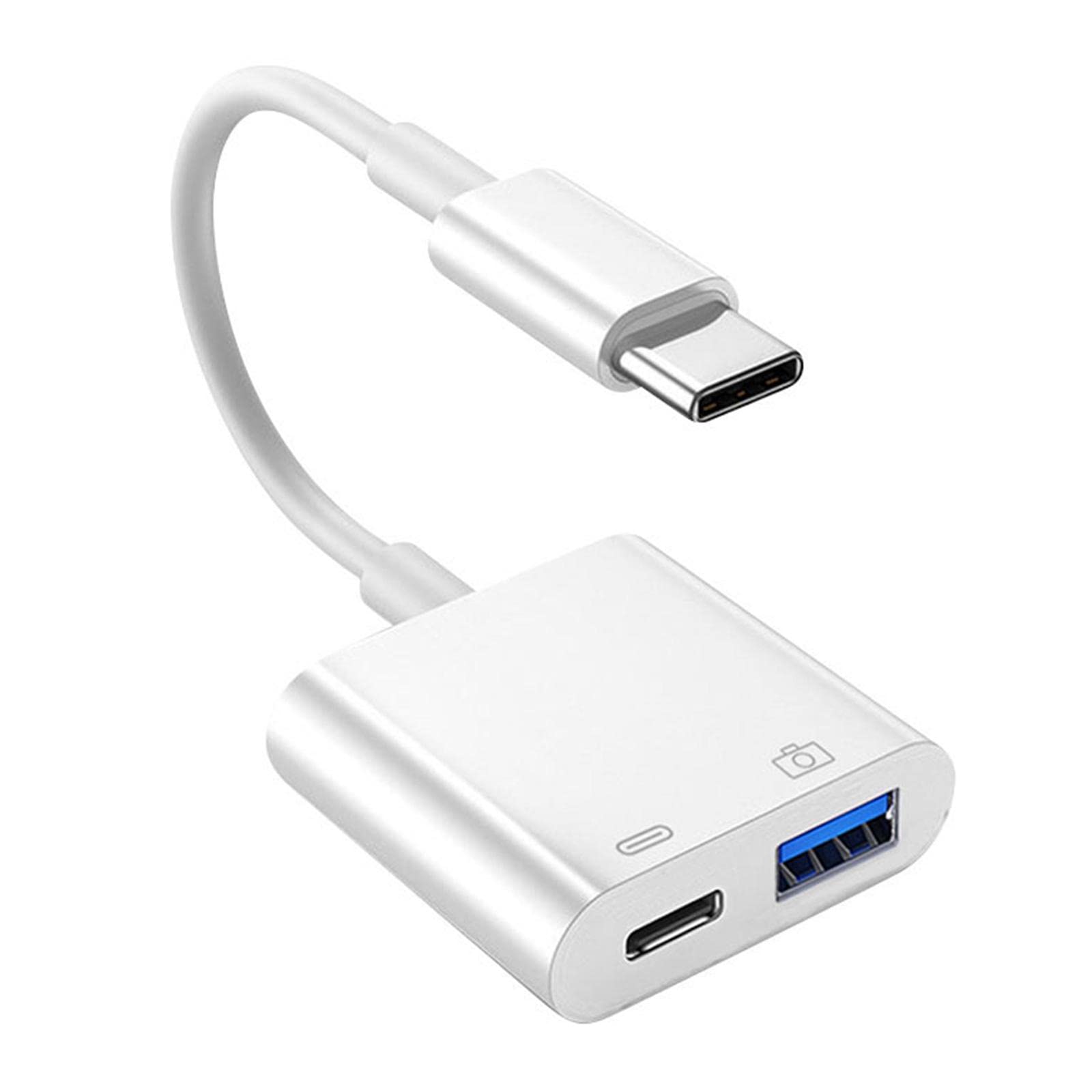 Type-C OTG Adapter USB-C to USB Female Converter - Fast Data Transfer & Charging Cable for Android Phones, Tablets - Perfect for File Sharing, Charging & Connecting USB Devices