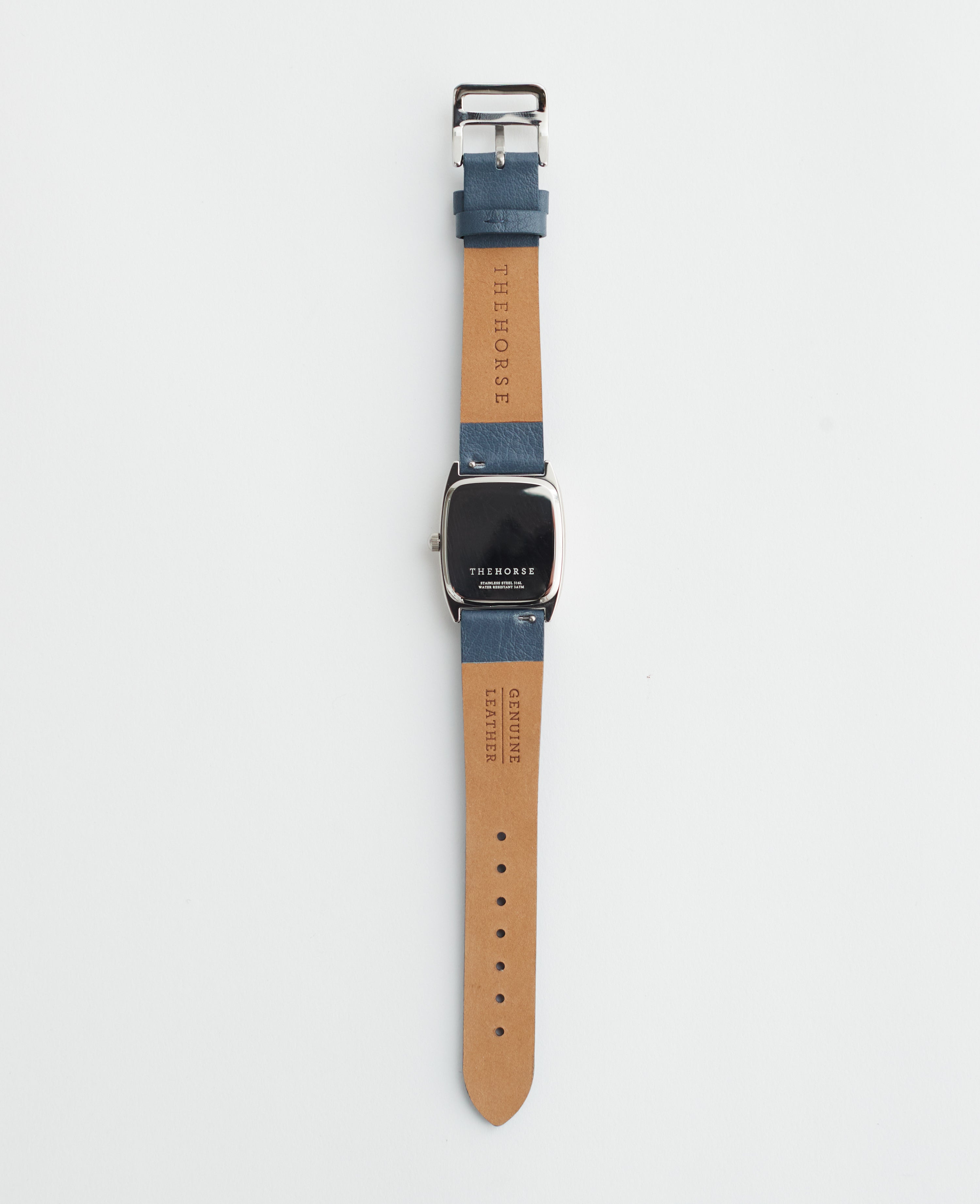 Elegant Silver Dress Watch with White Dial & Stonewash Leather Strap – Perfect for Formal Events, Business Meetings & Special Occasions