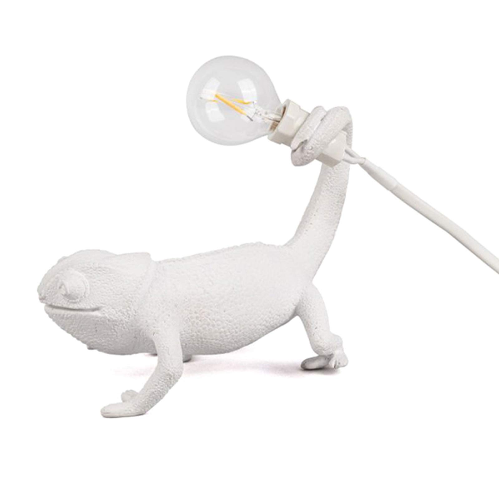 VELIHOME Chameleon LED Table Lamp - Color Changing Resin Bedside Light, Wall Sconce for Bedroom, Living Room & Office Decor - Dimmable Night Light for Kids & Adults