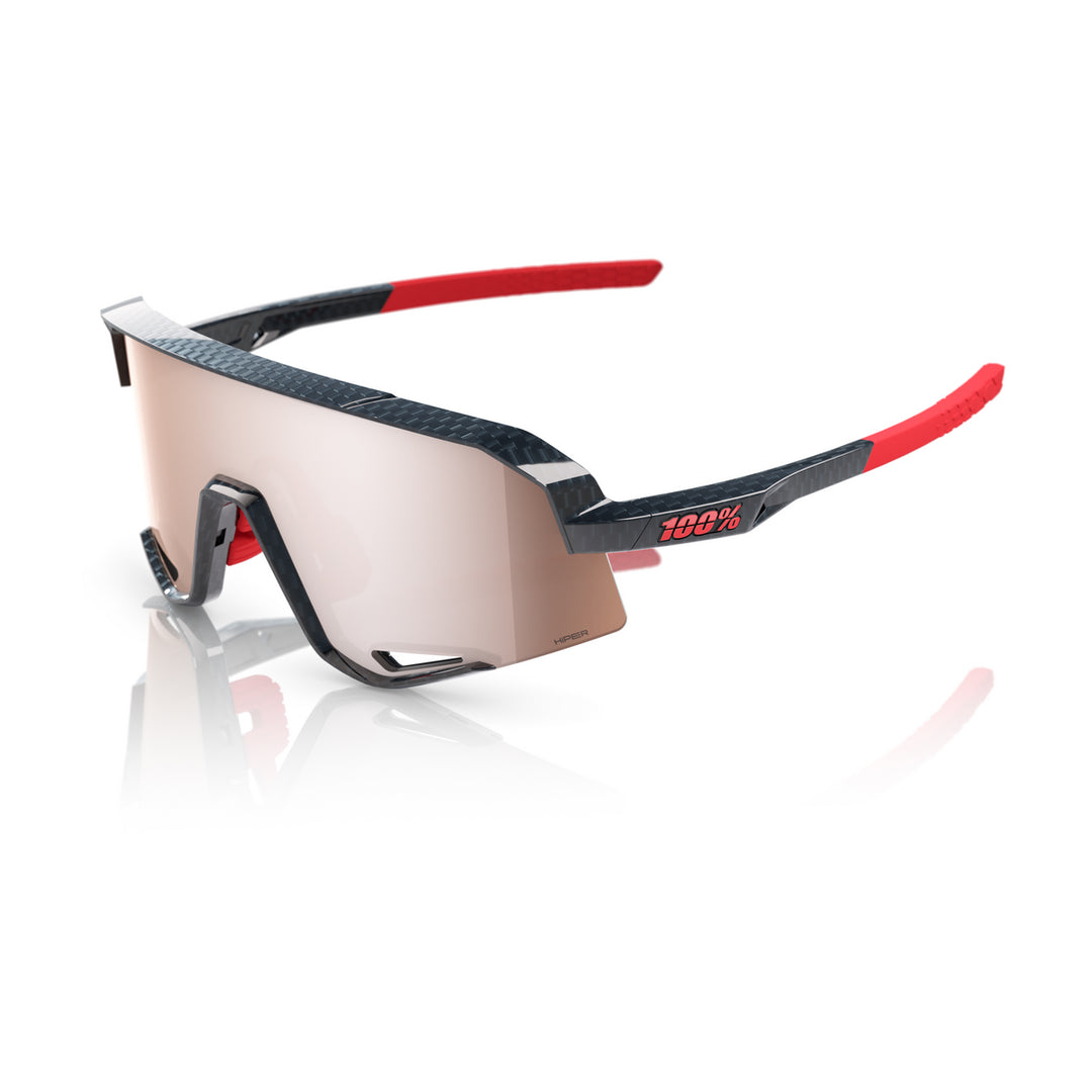 Gloss Carbon Fiber-Hiper Crimson Silver Lens