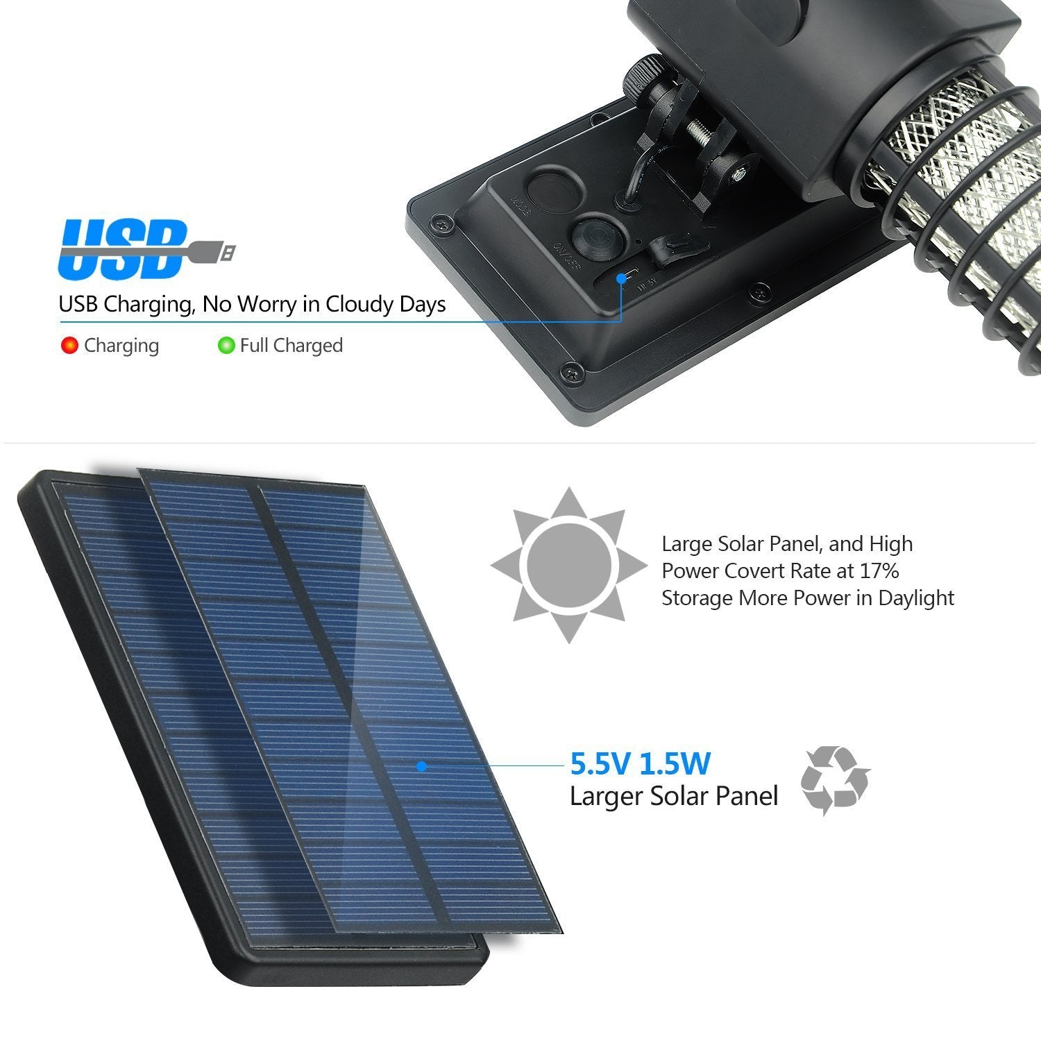 Solar-Powered LED Mosquito Killer Lamp - Waterproof Outdoor Bug Zapper with Hanging Hook for Patio, Garden, and Camping (Wing Design) | Eco-Friendly Insect Control for Backyard, Deck & Pool Area