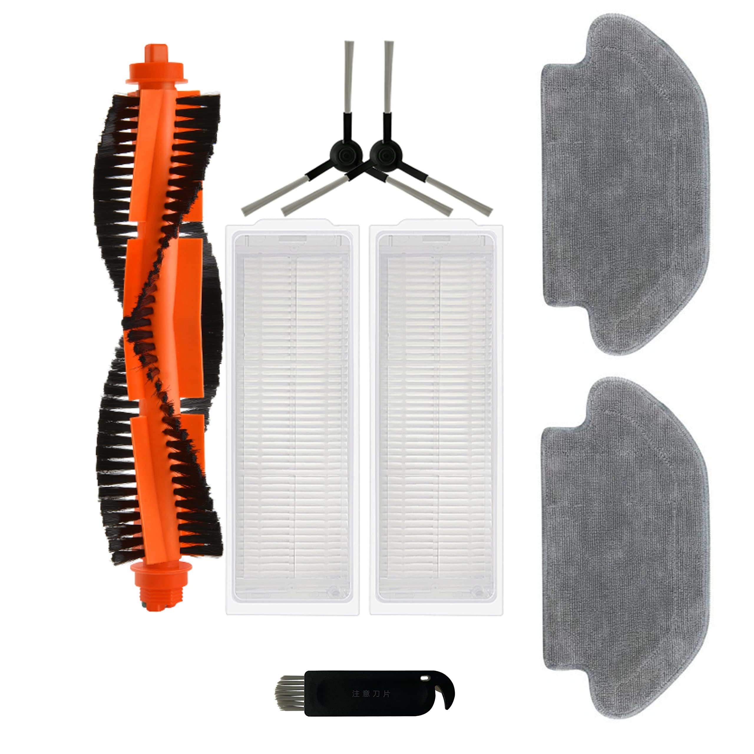 Reverbo Replacement Parts Kit for Mi Robotic Vacuum-Mop P - Includes 2 Wet Mop Pads | Vacuum Cleaner Accessories | Perfect for Hardwood Floors & Pet Hair Cleaning